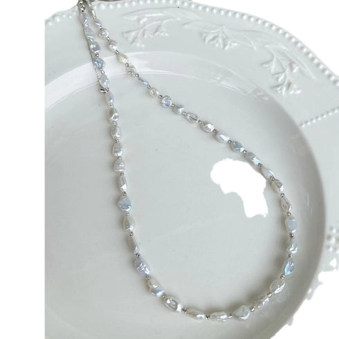 4-6mm Freshwater Keshi Pearl Necklace and Bracelet Set - House Of Pearls